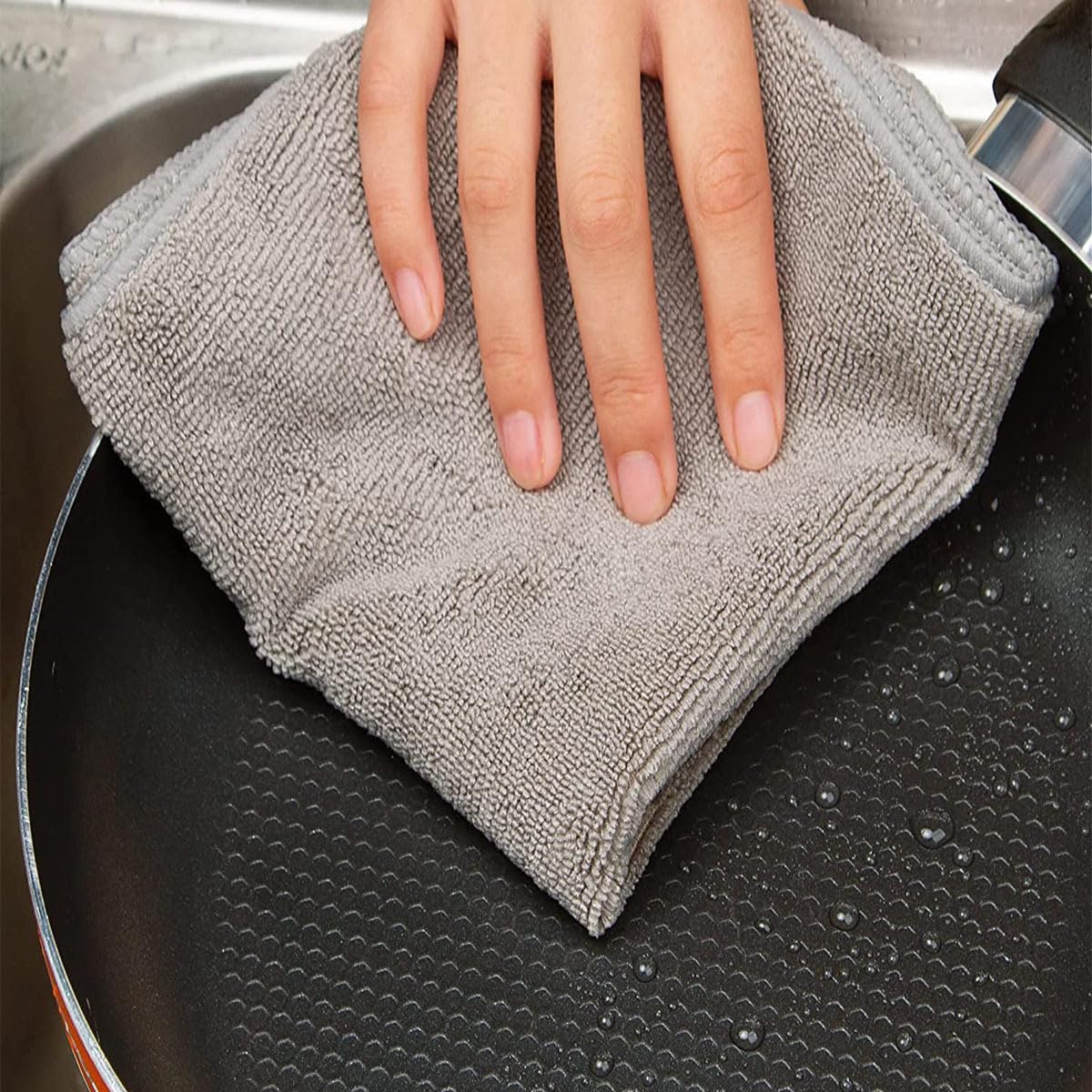 Panni professionali in microfibra – Panno in spugna ultra morbido non abrasivo per spolverare cucina auto super assorbente riutilizzabile antigraffio strumento