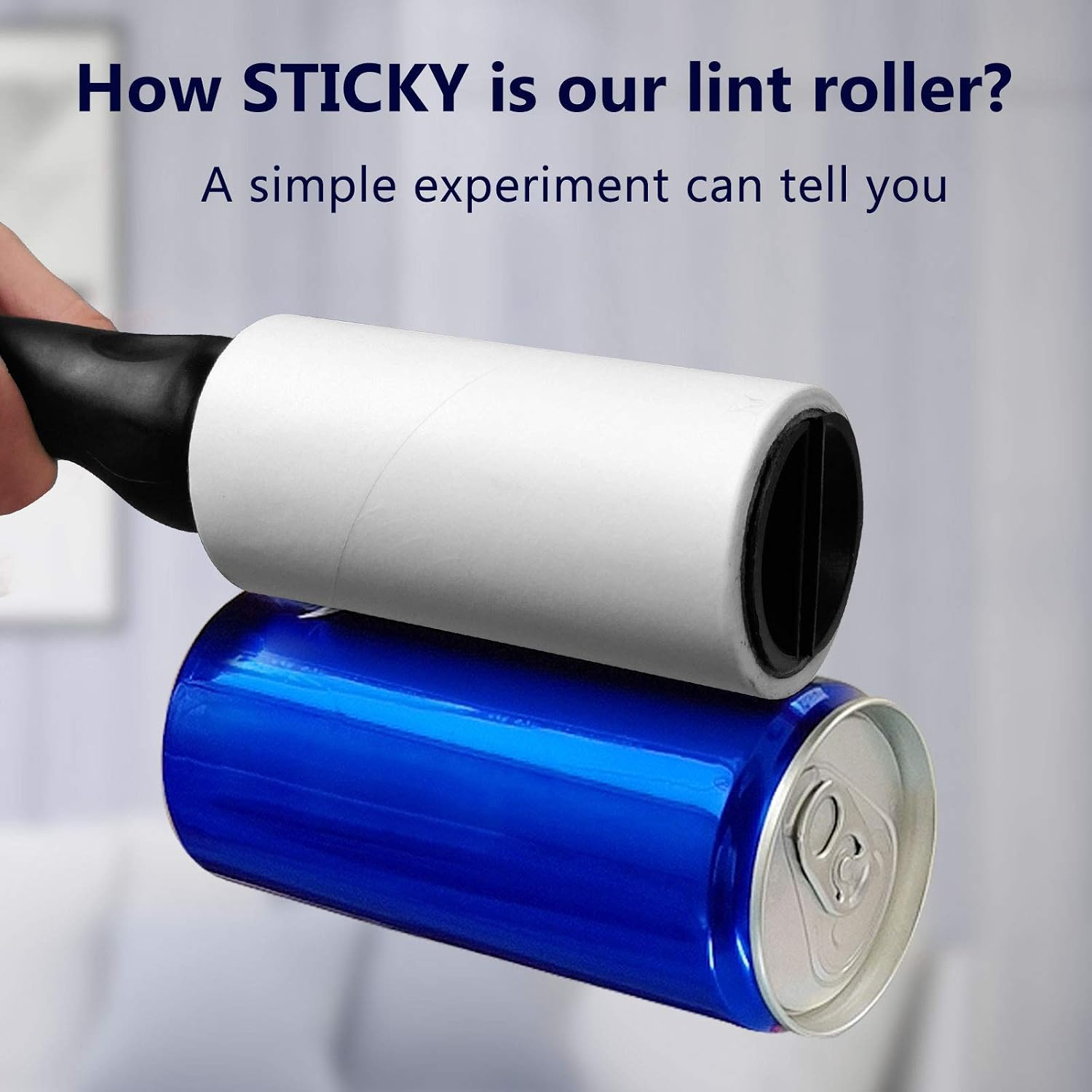 Lint Rollers for Pet Hair Clothes, Extra Sticky Roller for Couch, Furniture [300 Sheets] [Easy Peeling], Lint Remover with 2 Handles, Lint Brush Remover for Cat & Dog Hair Removal (2 Handles)