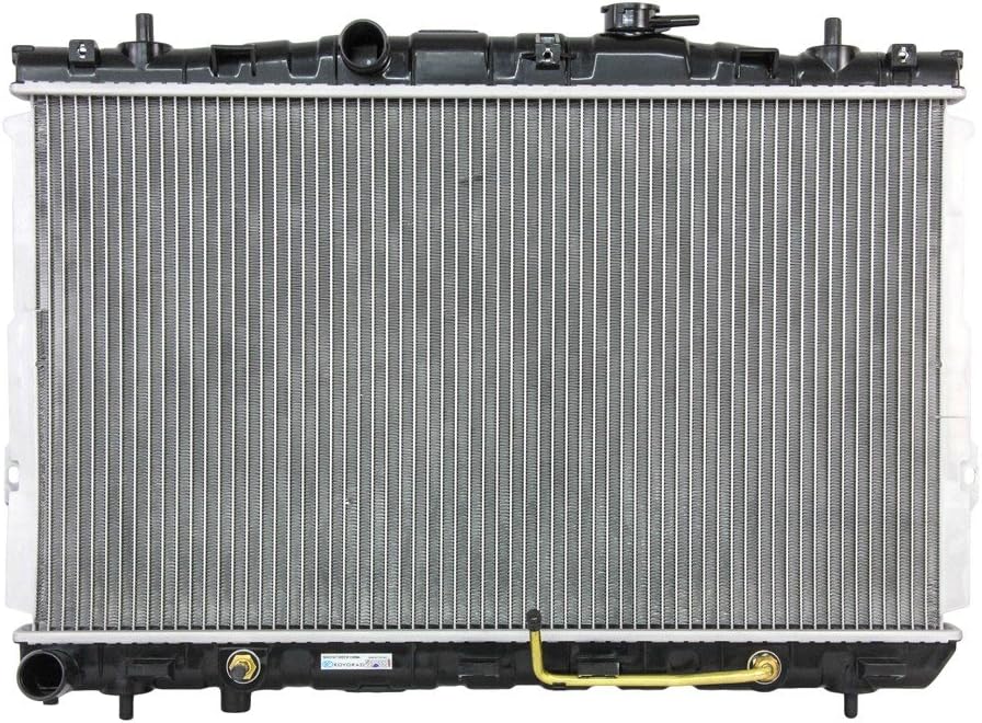 RAREELECTRICAL Radiator Compatible With 2003-2007 Hyundai Tiburon 2001-2006 Elantra 2.7L 2.0L V6 L4 2656Cc 1975Cc Hy3010111 253102D110 Direct Fit Replacement Engine Cooling Radiator Assembly