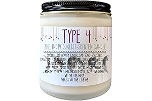 Funny Enneagram Type 4 Candle Gift Set for Personality Types: The Individualist