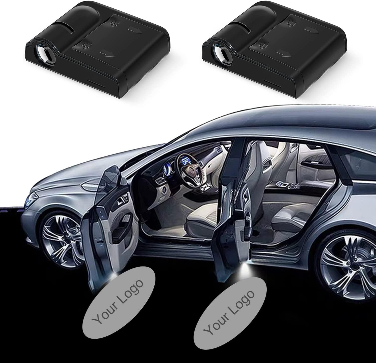 Car Emblem Wireless Universal Car Projection Led Door Shadow - Ireland