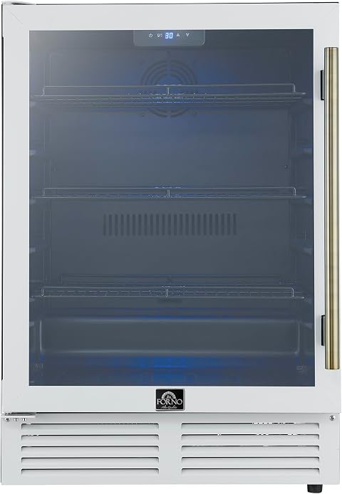Forno C-FWCDR6665-24WHT 4.8 cu ft Beverage Cooler White