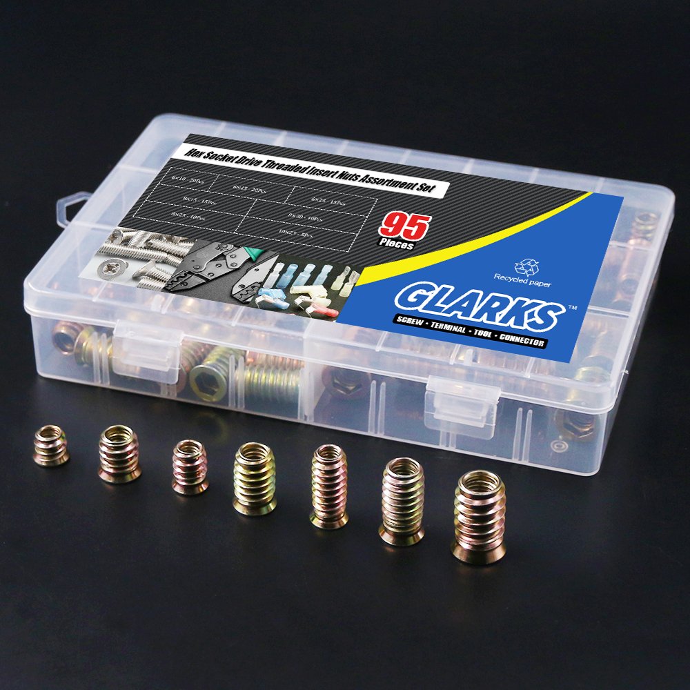 50 Dadi Esagonali M6 In Zinco Per Mobili - Inserti Filettati Per Legno | Ideali Per Riparazioni Fai Da Te - Foto 6