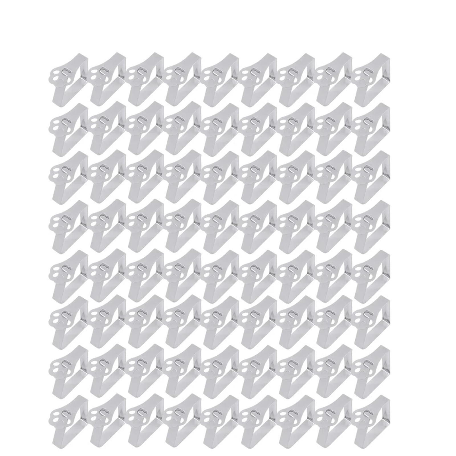Ferma Tovaglia Clip for tovaglia Morsetti in Acciaio Inossidabile Supporto da Tavolo for la Decorazione della Copertura for Picnic sul lungomare di Feste(C-80PCS)