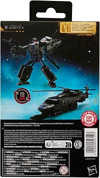 Transformers Age of the Primes Deluxe Class Combaticon Vortex, 5.5-inch Converting Action Figure, Robot Toys for Ages 8+