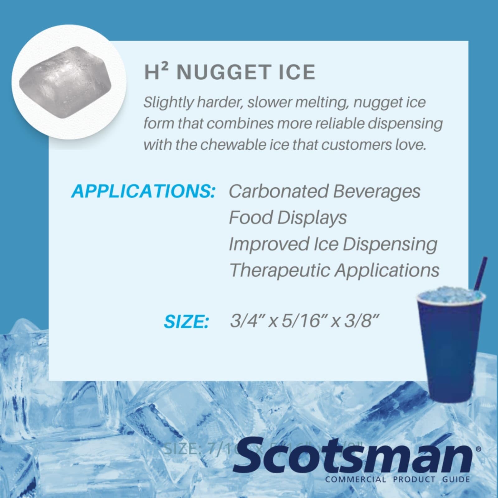 Scotsman Meridian Push-Button Countertop Nugget Ice Maker & Water Dispenser - 500 lb/Day, 25 lb Storage Bin, Stand w/Door on Fridge.com