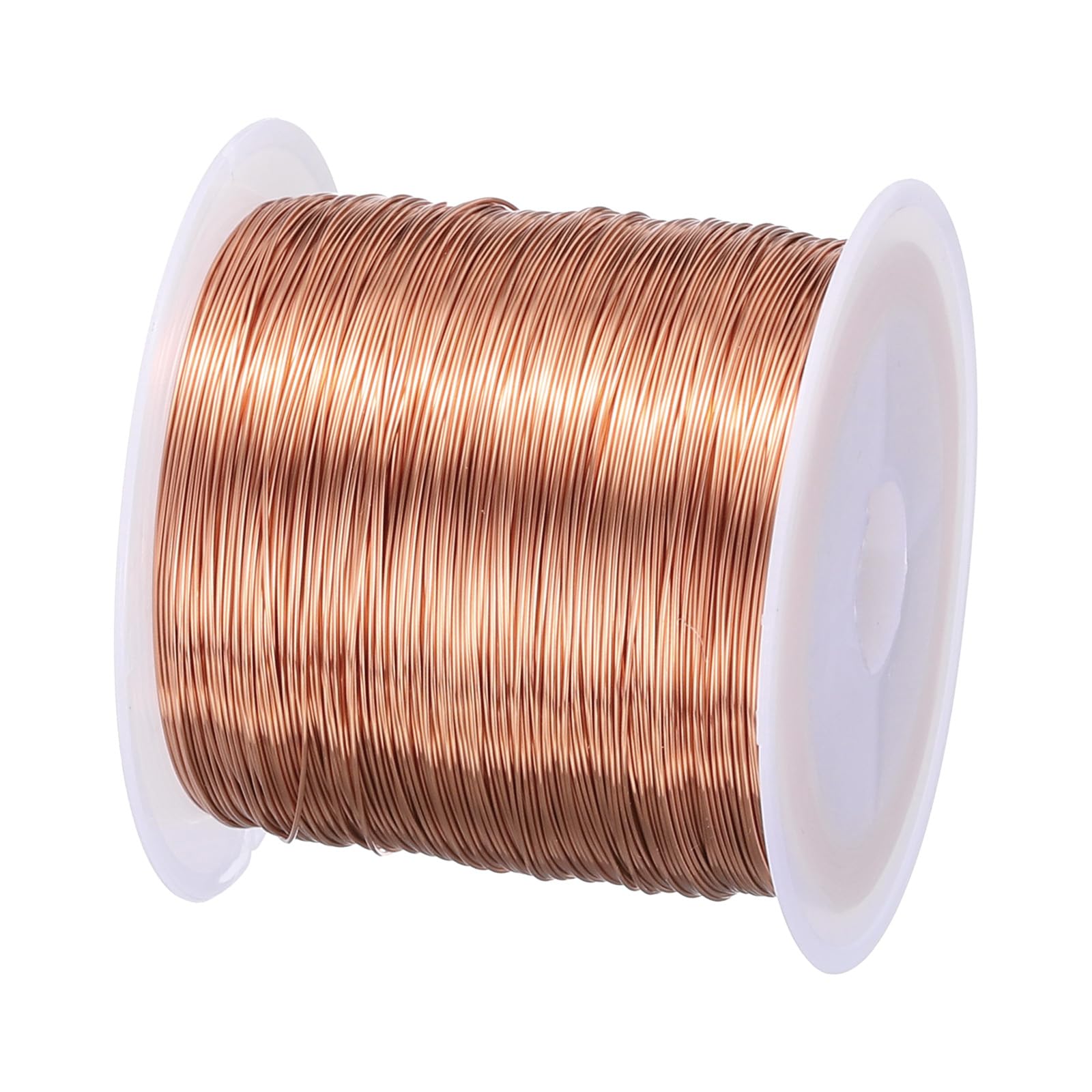 sourcing map Bobine de fil magnétique de 0,35 mm, 110 m, fil de cuivre émaillé, bobine de fil d'enroulement magnétique 100 g 155C pour transformateurs, inducteurs