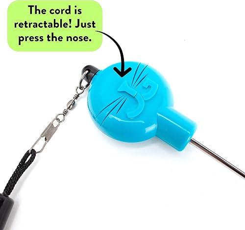 Miniatura 4 de Jackson Galaxy Gotcha! - Juguete interactivo para gatos, varita de plumas