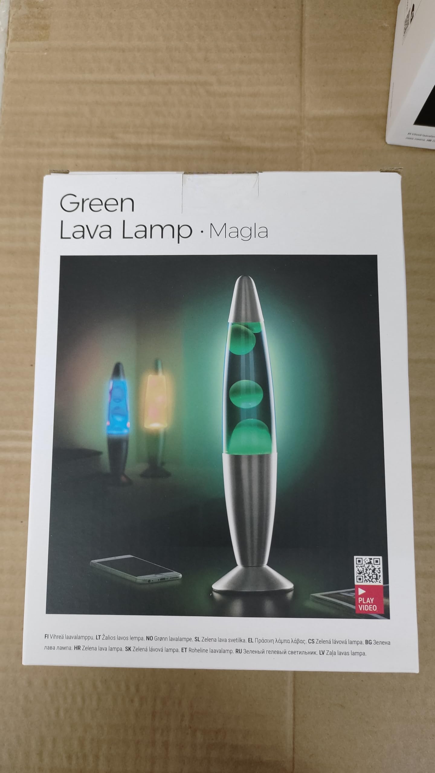 CELLUSTOP Lampa lawowa z woskiem w kształcie rakiety, lampka nocna lampa lawowa, magma płynny ruch, 2 żarówki w zestawie, włącznik, 20 W, 34 cm, szkło i aluminium, czerwona