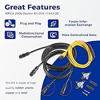 Vista 5 de Reemplazo para Garmin 010-11442-00 Kit de cables Nmea 2000 Kit de inicio con conectores en T