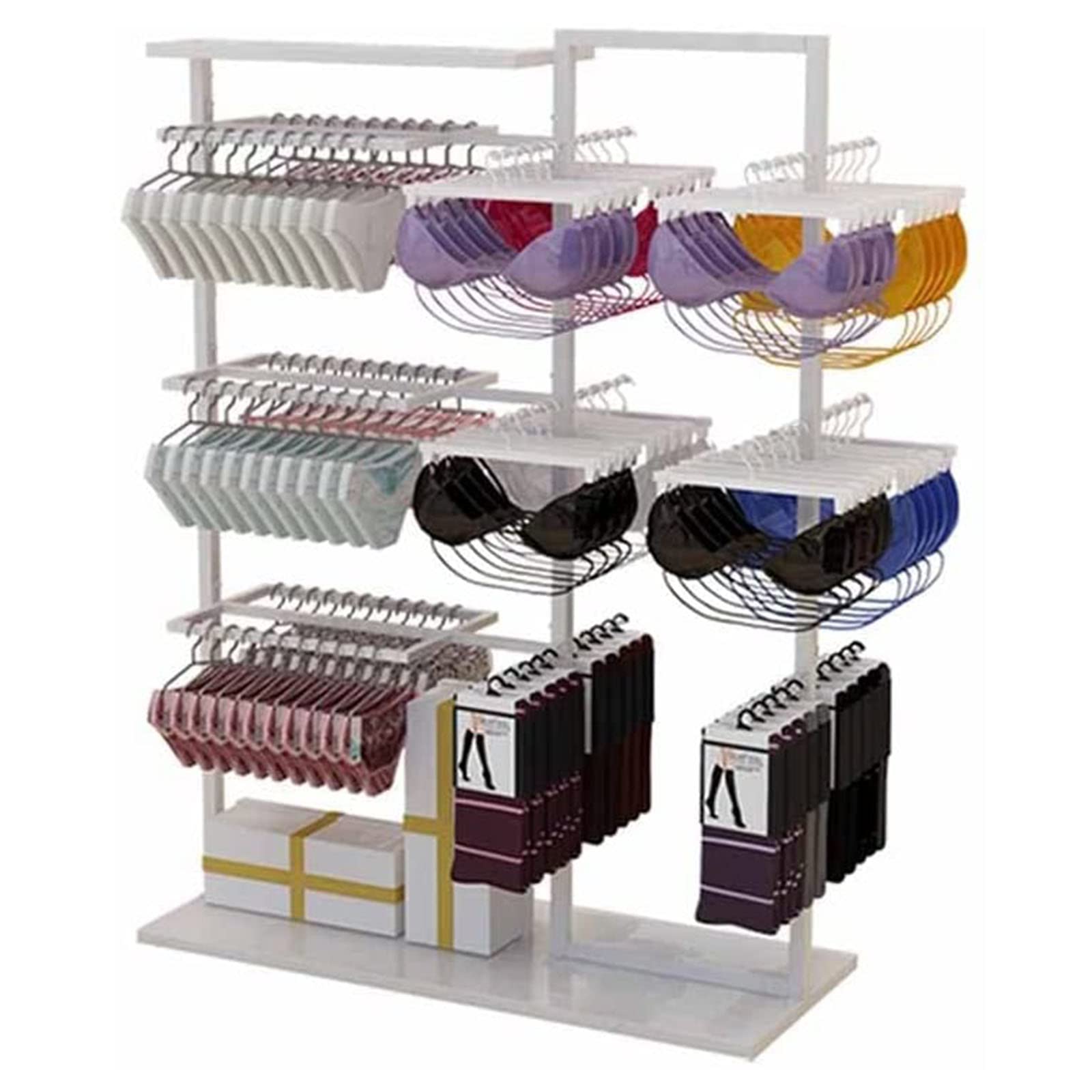 Supports de placard spacieux pour suspendre des vêtements et organiser les foulards