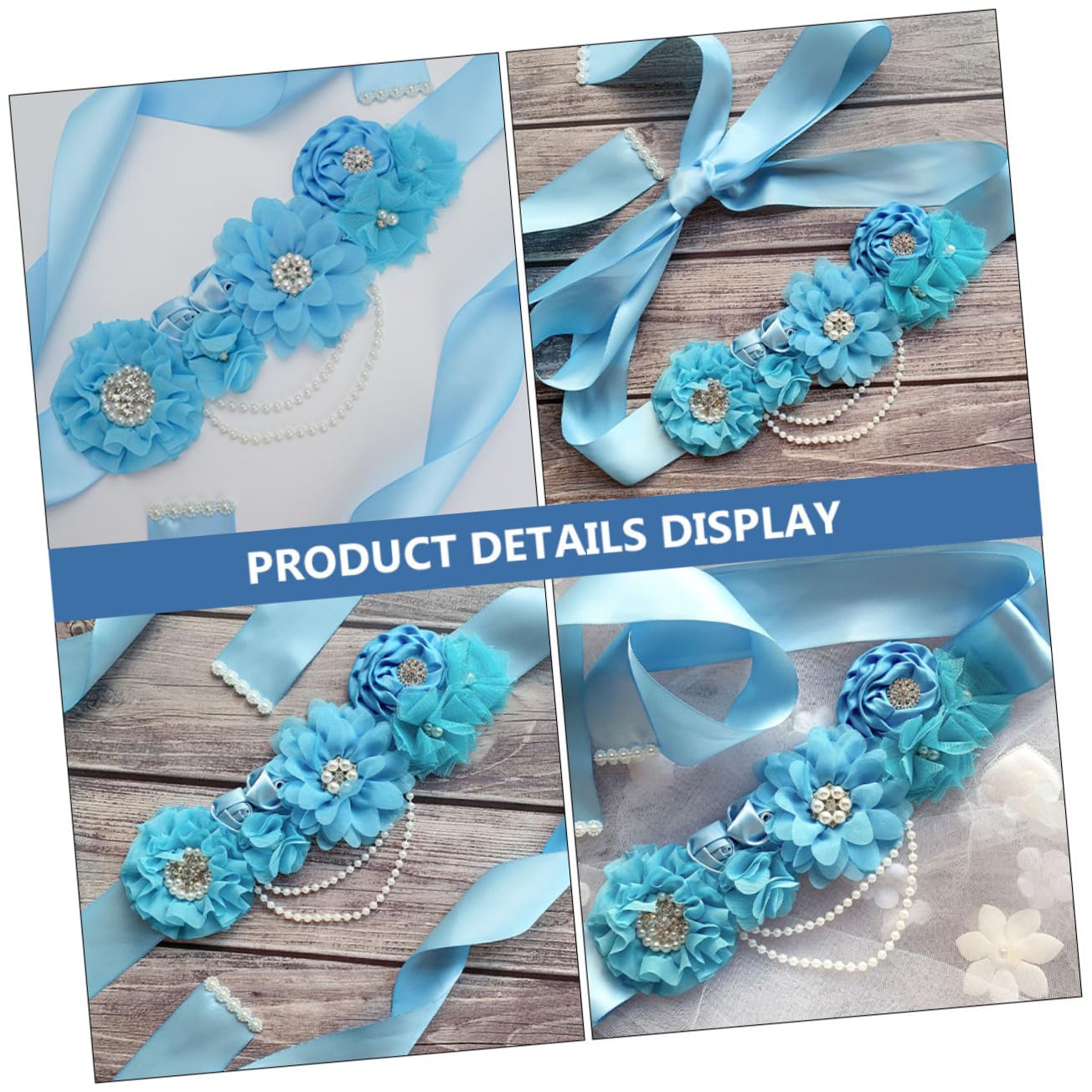 Abaodam 1Pc Belt Women Dress Belt Rhinestone Belt For Dress Baby Decor Dress Sash Bridal Sash Belt Cinturón De Boda Para Novia Vestido Fiesta Cintura Mujer Cintura Cinturón Decorativo