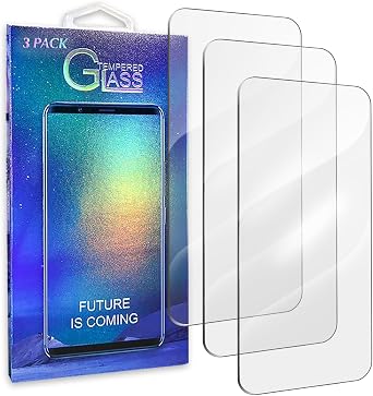 3 Pack Tempered Glass For iPhone 11 / iPhone XR Screen Protector, Anti-Fingerprint Bubble-Free Case-Friendly Easy-to-Install Transparent Film for Apple XR/11,6.1