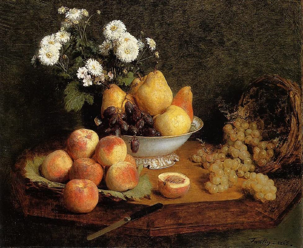 Peinture décorative sur toile Fantin-Latour haute définition format 60x90cm