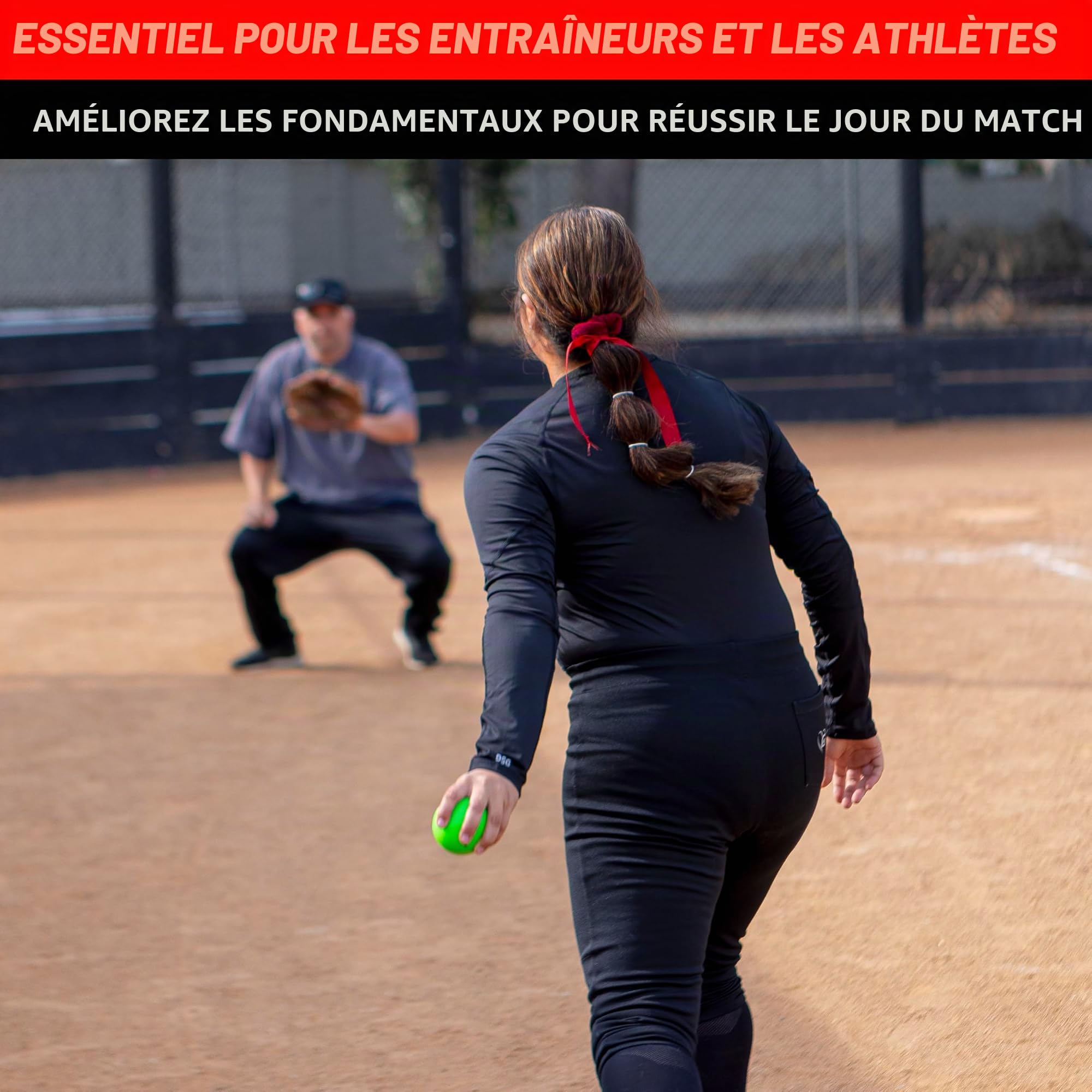 GoSports Lot de 6 balles lestées pliométriques pour entraînement de baseball et softball – Balles à poids variable pour améliorer la puissance et la mécanique – Ensemble Elite
