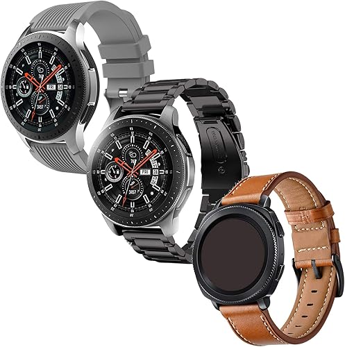 Correas de reloj para Galaxy Watch 1.811 in, 0.866 in, bandas para Galaxy Watch 3 1.772 in, Garmin Vivoactive 4 1.772 in, Fossil Gen 5 Carlyle