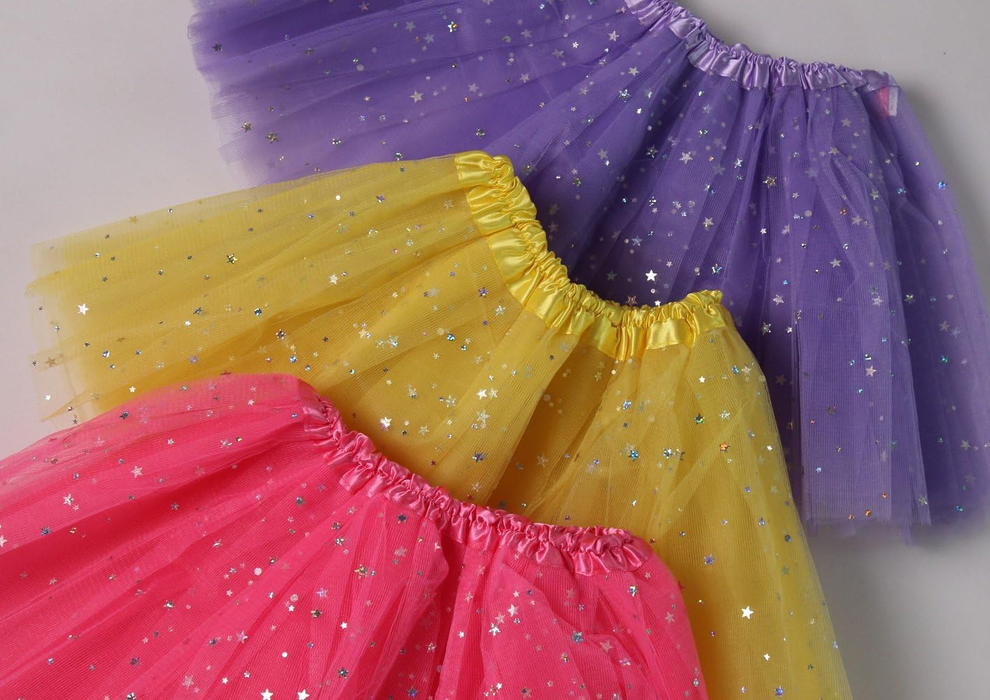 Making Believe Girls Ballerina Sparkle or Chiffon Tutu Beginner 3 Pack Dress Up Set (Choose Color and Size)