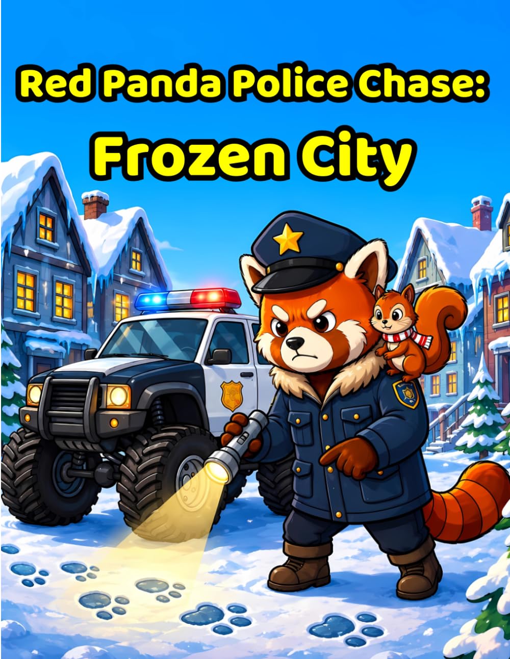 Red Panda Police Chase: Frozen City