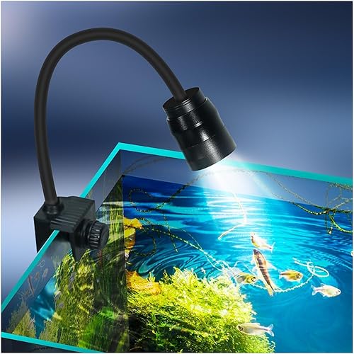Miniatura 1 de UPETTOOLS Luz de acuario de espectro completo, luces LED de zoom para plantas, 3 colores, longitud focal ajustable (10)