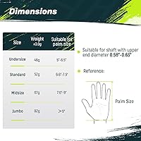 Vista 8 de SAPLIZE Set de empuñaduras de golf de 13 unidades, paquete con cinta o kit completo de regripping, tamaño jumbo / mediano / estándar / pequeño