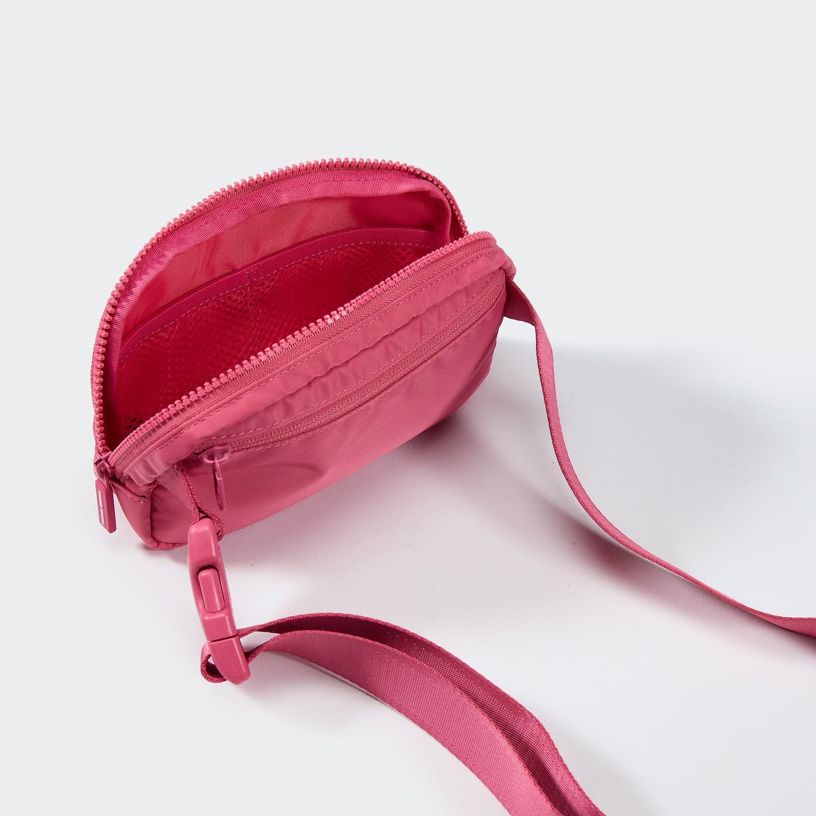 Pander Nylon Fanny Pack for Women, Two-Way Zipper Crossbody Bag view 6