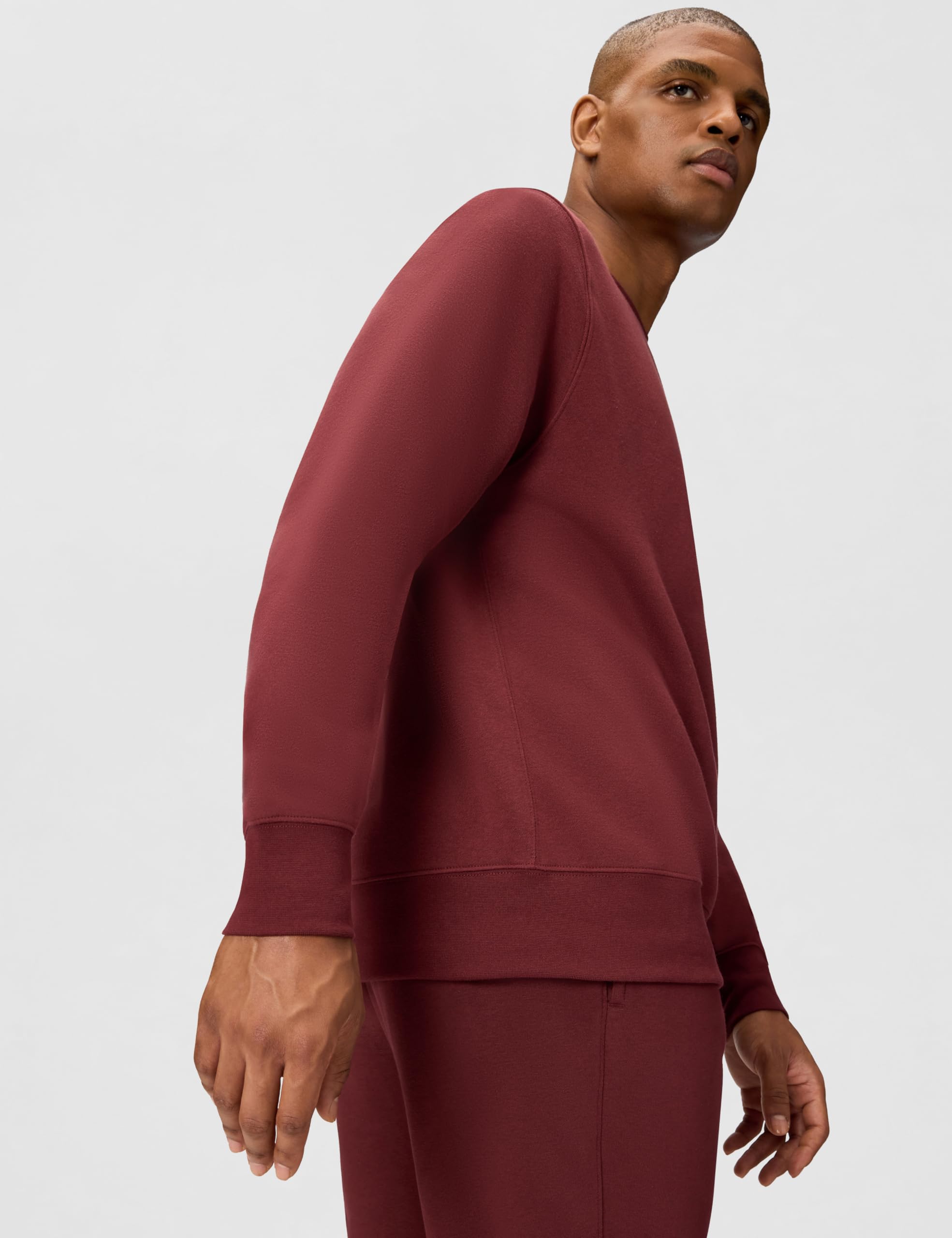 NIKE Felpa da Uomo Girocollo Club Fleece Bordeaux