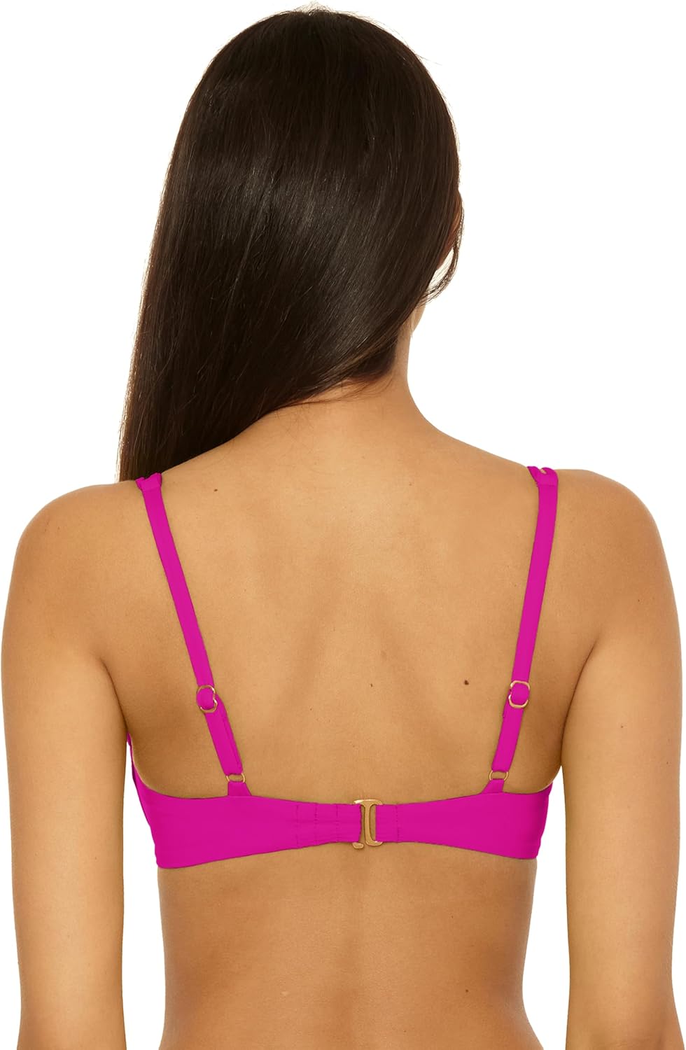 BECCA Women's Color Code Underwire Bikini Top, Adjustable, Swimwear Separates - Image 4