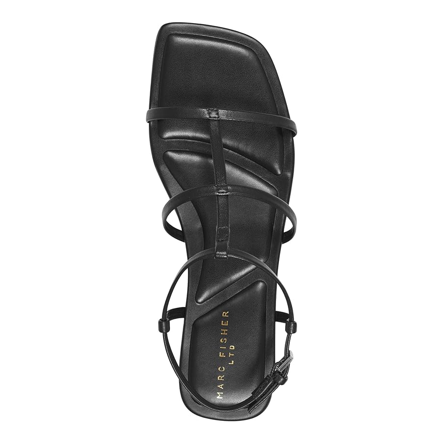 Amazon.com | Marc Fisher LTD Women's Marris Sandal, Black