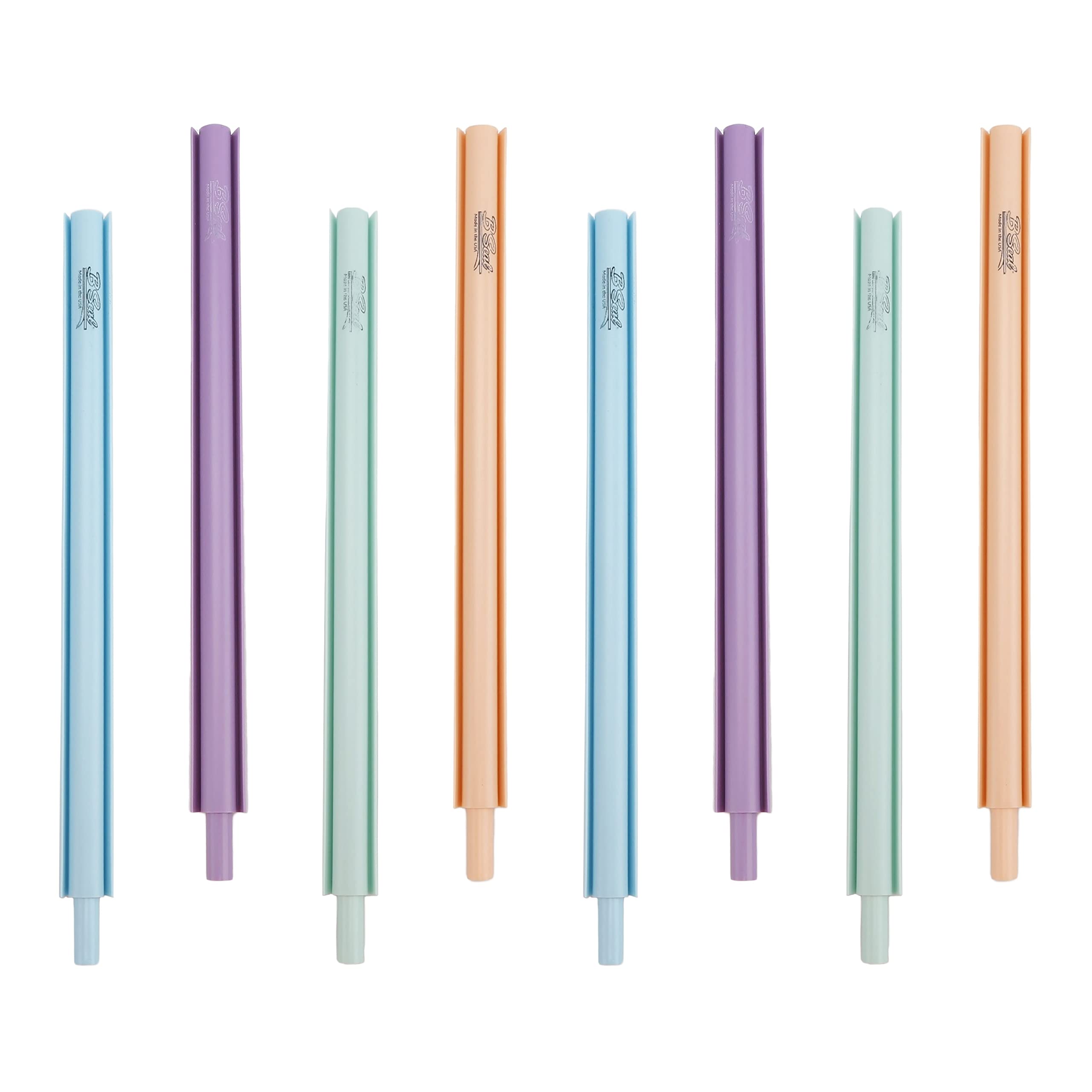 BSeal Bag Sealer - Keep Food Crisp & Fresh Longer | For Pantry and Freezer Storage | Pastel Colors | Pack of 8