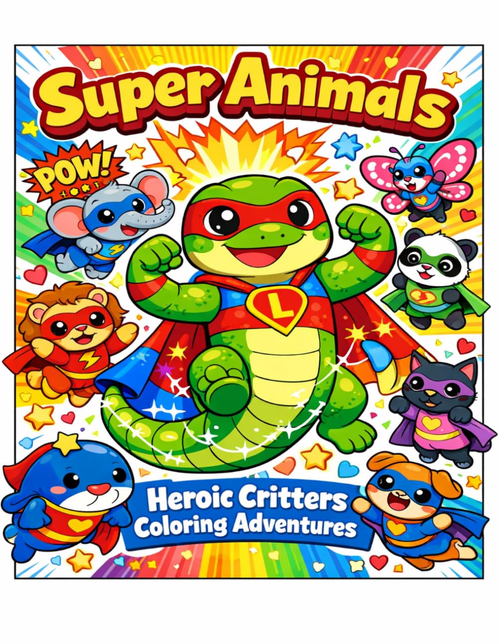 Super Animals: Heroic Critters Coloring Adventures