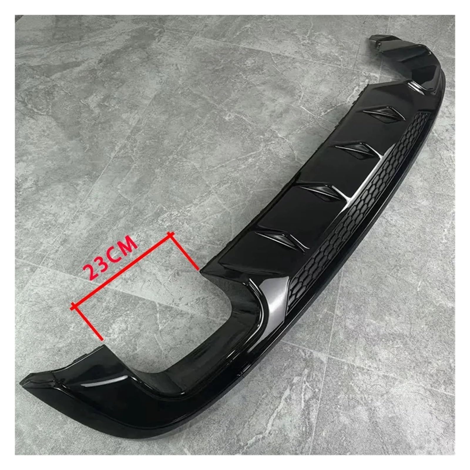 Compatibile con Audi A3 Sportback (non for SS-Line S3) 8V Facelift 2016-2020 Paraurti posteriore auto diffusore splitter bodykit posteriore valance tuning