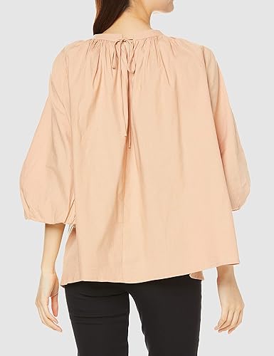 Amazon | [ミラオーウェン] 2Wayパフスリーブギャザーブラウス