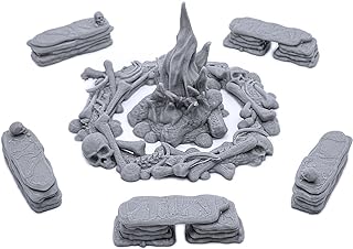 Anuncio Patrocinado - Hoyo gigante del hueso de la colina, 3D impreso tablero RPG paisaje y terreno de Wargame para miniat...