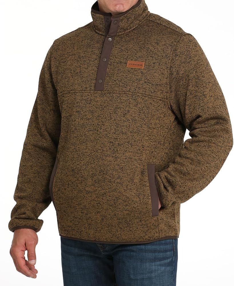 Cinch Men's Snap Khaki Pull Over - Image 2