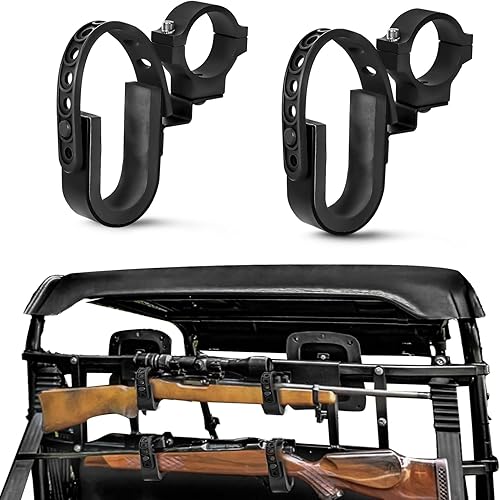 Soporte para pistola UTV, soporte de montaje para pistola UTV, soporte de utilidad para barra redonda de 11.51.752 pulgadas para Polaris RZR Ranger