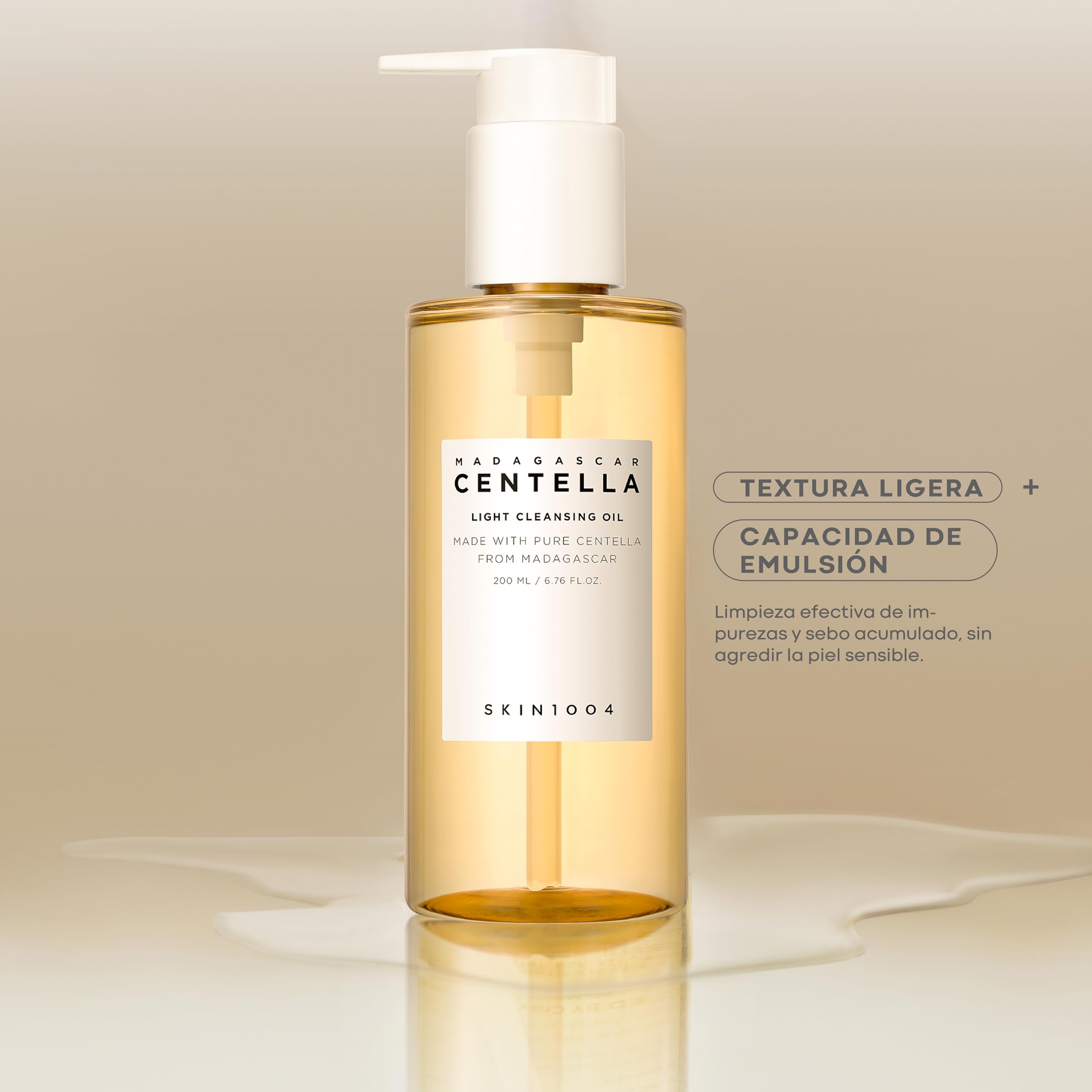 Madagascar Centella Light Cleansing Oil by SKIN1004 for Women – Limpiador de 6,76 oz