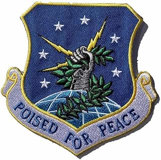 Poised for Peace 91st Missile Wing Patch â€“ Plastic Backing