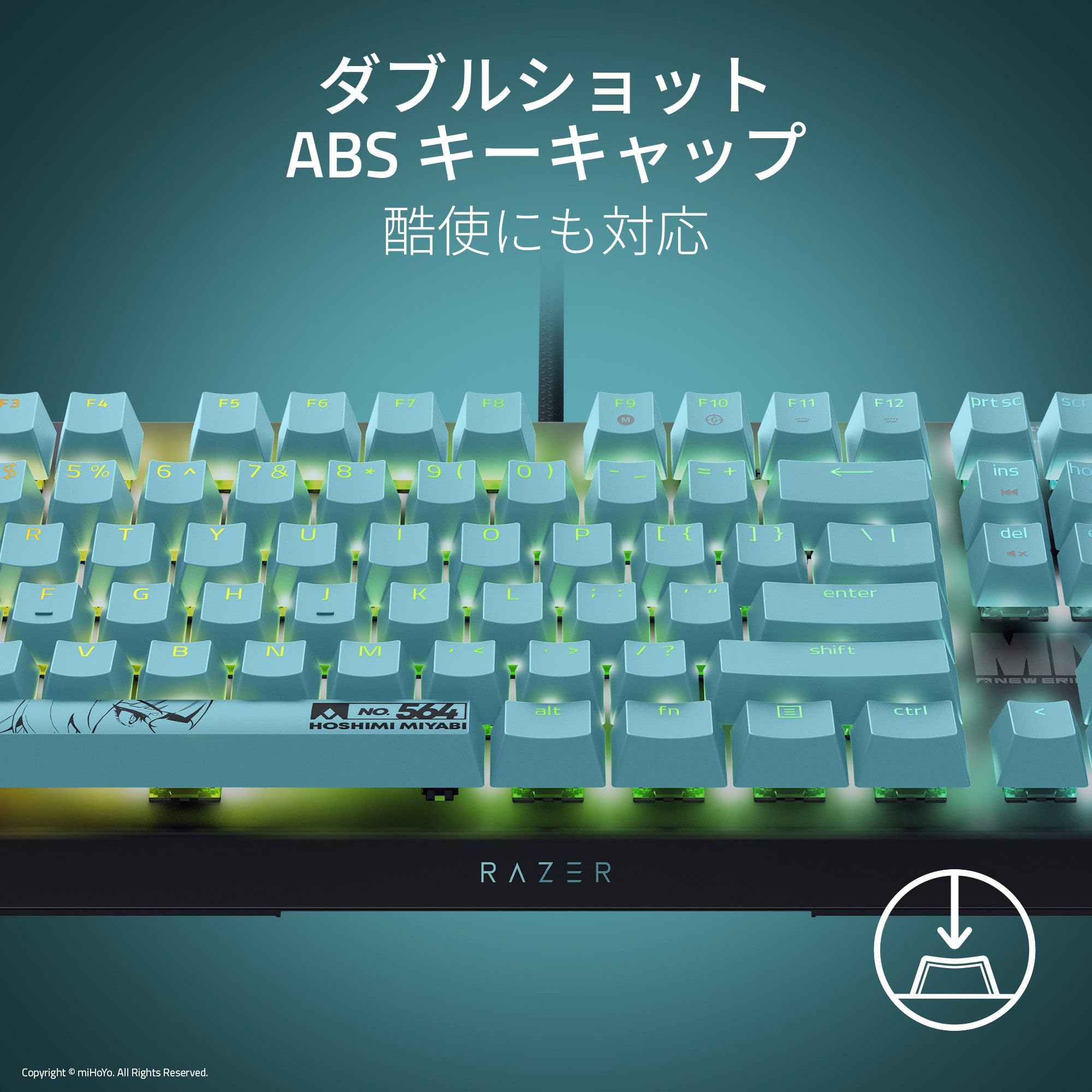 Zenless Zone Zero Gaming Keyboard Razer BlackWidow V4X JP Zenless