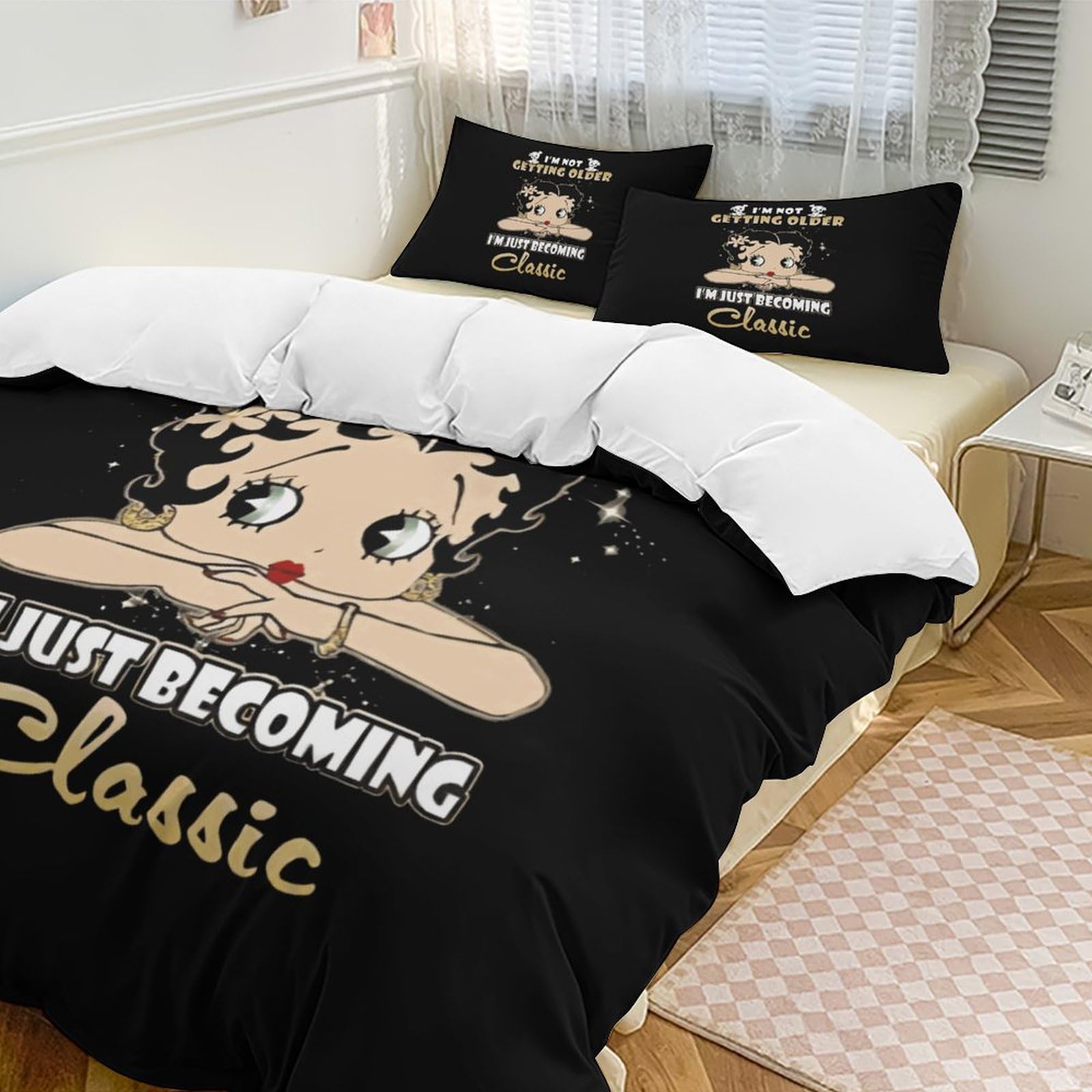 おまけ付き ベティーちゃんの可愛い レア 布団・枕カバー3枚セット② Betty Boop ベティーちゃんの可愛い レア 布団・枕カバー3枚セット③