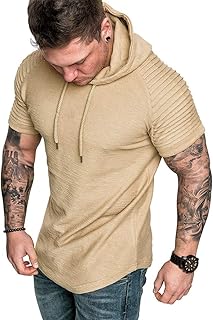 short sleeve shirt with hood