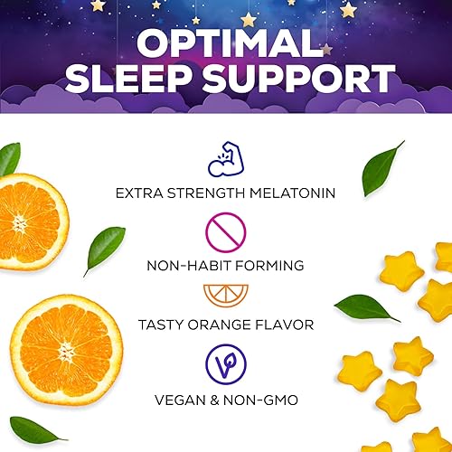 Miniatura 7 de Gomitas para dormir de 6 mg  Suplemento de gomita de melatonina sin azúcar para adultos, gomitas naturales para dormir sin azúcar para adultos,