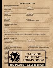 Catering Contract Forms Book: Catering Service Agreement Form | 50 Forms