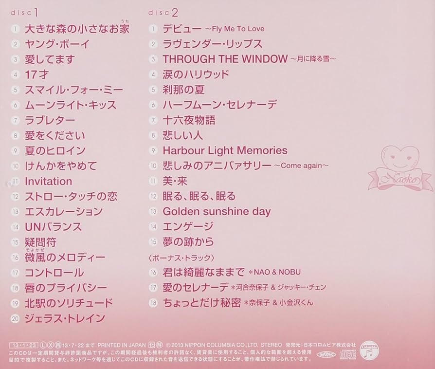 Amazon.co.jp: 河合奈保子ゴールデン☆ベスト ~A面コレクション