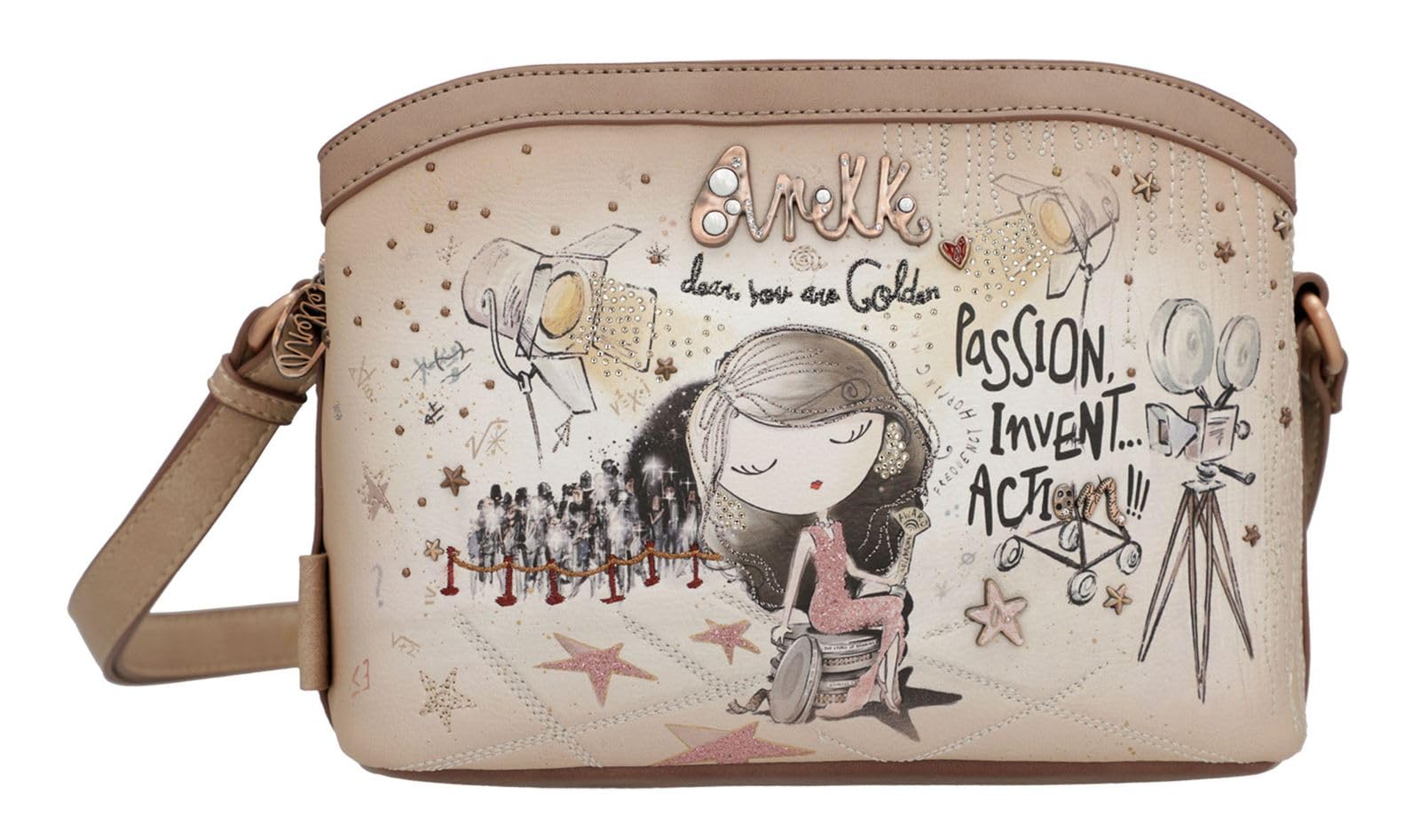 Anekke Hollywood 3 Compartment Crossbody Bag M Multicolor