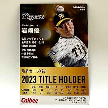 プロ野球チップス2022阪神岩崎優 Amazon.co.jp: 岩崎優 カルビー プロ野球チップス カード 2024