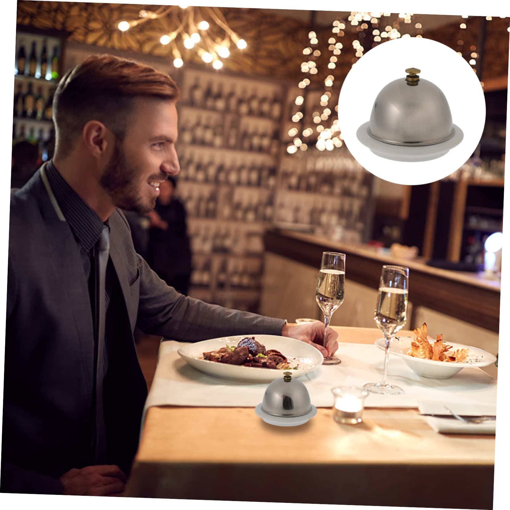 Contenitore per Burro in Acciaio Inossidabile con Coperchio, Ciotola Ceramica Facile da Pulire, per Cucina e Negozio di Alimentari