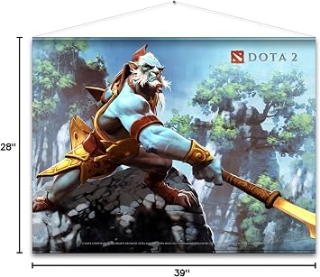 Dota 2 Phantom Lancer Wallscroll (Electronic Games)