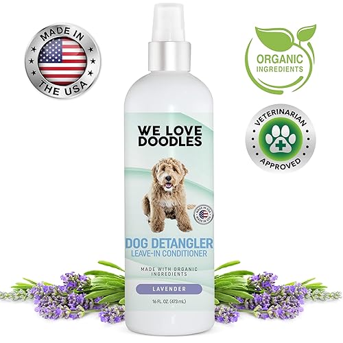 Miniatura 3 de We Love Doodles Kit de rastrillo desenredante y desenredante para perros  Kit de rastrillo desengrasante  Kit de aseo para perros  Elimina