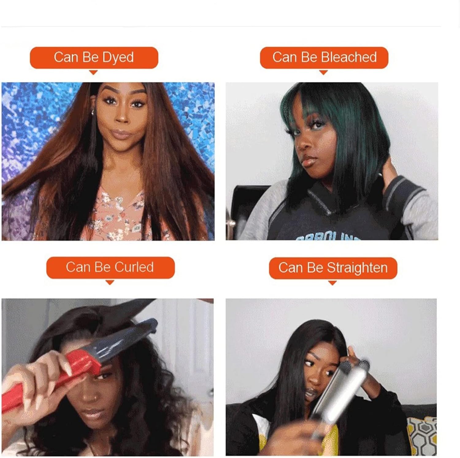 ポニーテールエクステ ストレート ラップ アラウンド ポニーテール エクステンション ブラジル レミー 人毛 クリップ イン ポニー