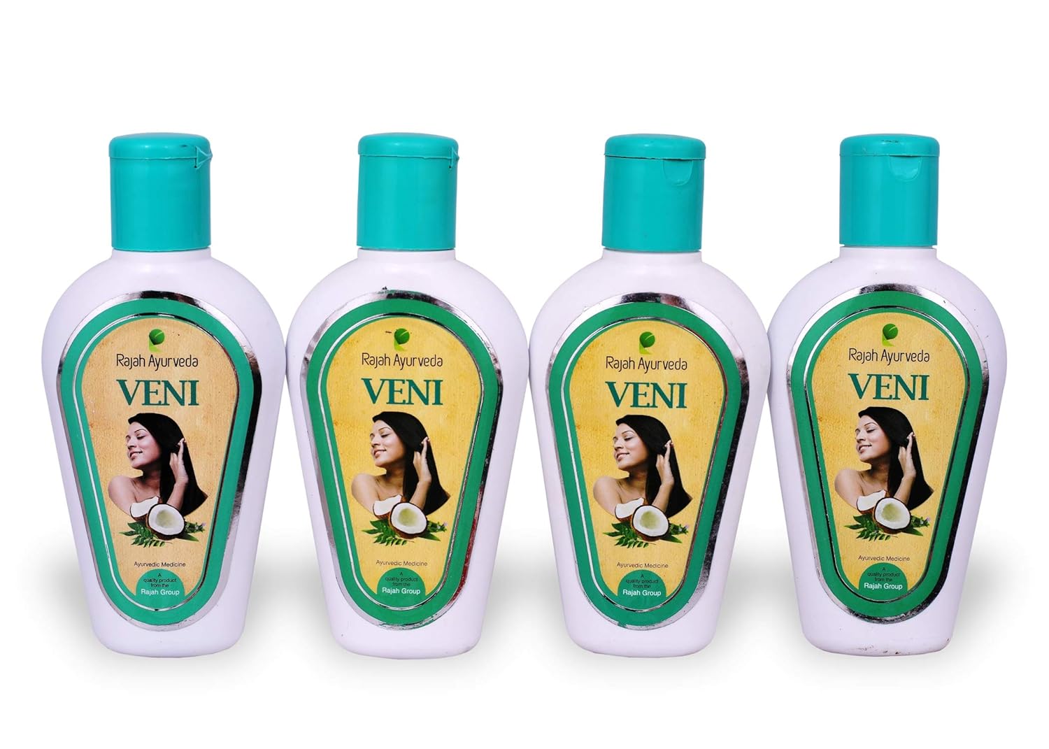 Buy Rajah Ayurveda Veni Hair Oil, 100 ml (Pack of 4) Online at Low